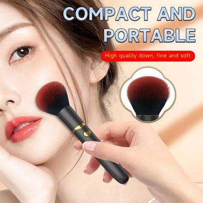 Makeup Brush Electric Vibrating Massage Long-lasting Natural Foundation Contouring Facial Makeup Brushes Cosmetic Tools USB