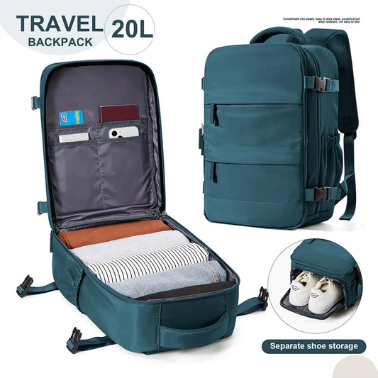 Women Men Hand Luggage Backpack Business Laptop Bag College Travel Backpack Waterproof Carry on Cabin Backpack School Backpack