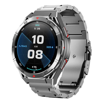 Smart Watch Men AMOLED HD Screen 466*466 Bluetooth Call GPS Posotion Compass Heart Rate Monitor 3ATM Waterproof Sport Smartwatch