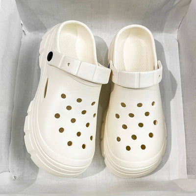 Lightweight Clogs Women Platform Sandals Simple Breathable Women Slippers Wrapped Beach Shoes For Summer Women Shoes