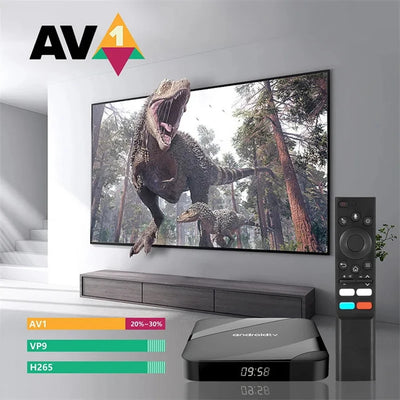 Smart TV Box TV98 ATV Ultra HD 8K Android 11 to 14 S905W2 2GB16GB 4GB 32GB/64GB Dual Wifi BT5.0 2.4G&5G Media Player Set Top Box