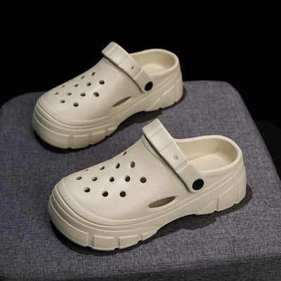 Lightweight Clogs Women Platform Sandals Simple Breathable Women Slippers Wrapped Beach Shoes For Summer Women Shoes