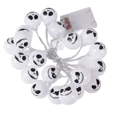 2025 Halloween Day Decoration Ghost String Lights LED Spooky Specter Fairy Lights Ghosts Battery Operated Party Indoor Decor
