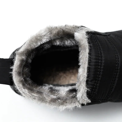 Kidmi Winter Fuzzy Women Shoes Warm Cold-proof Velvet  Antiskid Waterproof Women Boots Outdoor Indoor Soft House Women Shoes