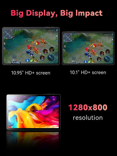 Cubot TAB 70, 2025 New Tablet Android 14, Octa-Core, 16GB RAM(6GB+10GB), 128GB ROM, 10.95