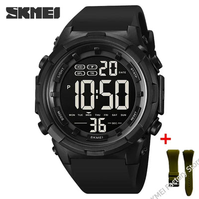 SKMEI 1845 Fashion Digital Waterproof Watch for Men Military Electronic Sport Mens Wristwatches Shockproof Clock Reloj Masculino