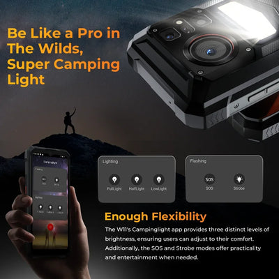 HOTWAV W11 Rugged Phone 6.6'' FHD+ Android 13 12GB(6+6) RAM+256GB ROM 20800mAh Smartphone  24MP Camera Night Vision Mobile Phone
