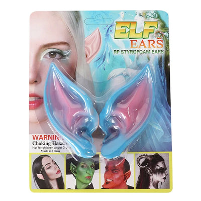 Halloween Latex Elf Ears Ghost Festival Party Demon Witch Dress Up Ears Trick Or Treat Kids Happy Halloween Day 2025