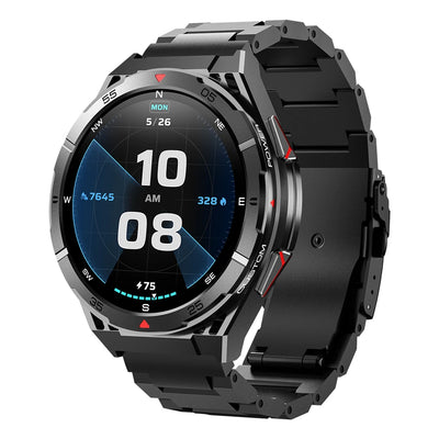 Smart Watch Men AMOLED HD Screen 466*466 Bluetooth Call GPS Posotion Compass Heart Rate Monitor 3ATM Waterproof Sport Smartwatch