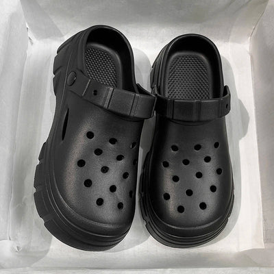 Lightweight Clogs Women Platform Sandals Simple Breathable Women Slippers Wrapped Beach Shoes For Summer Women Shoes