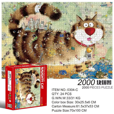 2000 Pieces Jigsaw Puzzle Various Landscape Patterns Jigsaw Puzzle Educational Toy for Kids Children 's Games Christmas Gift