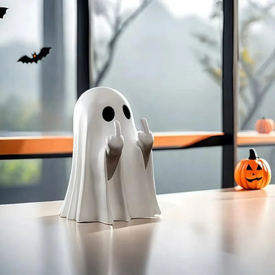 New Halloween family scary White Ghost party decorating yard ornaments study tabletop decorative knickknacks