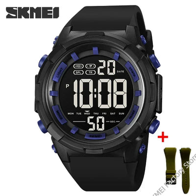 SKMEI 1845 Fashion Digital Waterproof Watch for Men Military Electronic Sport Mens Wristwatches Shockproof Clock Reloj Masculino