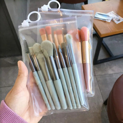 8PCS Macaron Makeup Brushes Set Eye Shadow Foundation Women Cosmetic Brush DIY Blush Powder Blending Beauty Soft Make Up Tools