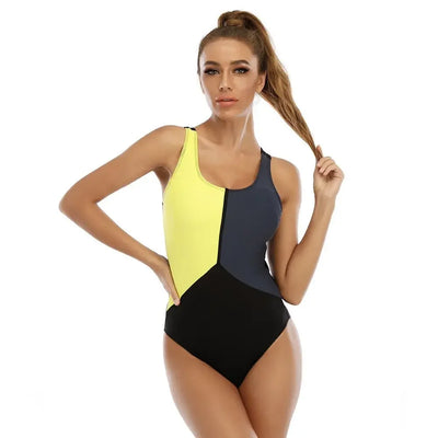 Women's Professional Swimming Triathlon Swimsuit with High Appearance and Sexy Design Which Can Cover The Belly Prevent Exposure
