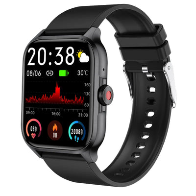 2025 New QX5 Smart Watch Heart Rate Monitor Music Control Sports Waterproof Smart Watch for Men Women Smartwatch