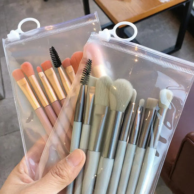 8PCS Macaron Makeup Brushes Set Eye Shadow Foundation Women Cosmetic Brush DIY Blush Powder Blending Beauty Soft Make Up Tools