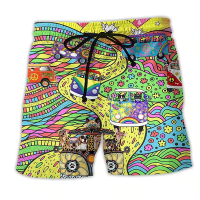 Men's Beach Shorts Skull 3D Printed Summer Surfing Board Shorts  Hawaii Shorts Men Women Swim Pants Masculina Briefs Boys