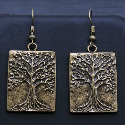 Tree Earring Women Drop Earrings Round Tree Dangle Earrings Women Fashion Jewelry Gift For Women
