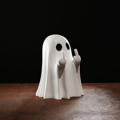 New Halloween family scary White Ghost party decorating yard ornaments study tabletop decorative knickknacks