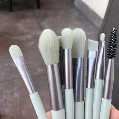 8PCS Macaron Makeup Brushes Set Eye Shadow Foundation Women Cosmetic Brush DIY Blush Powder Blending Beauty Soft Make Up Tools