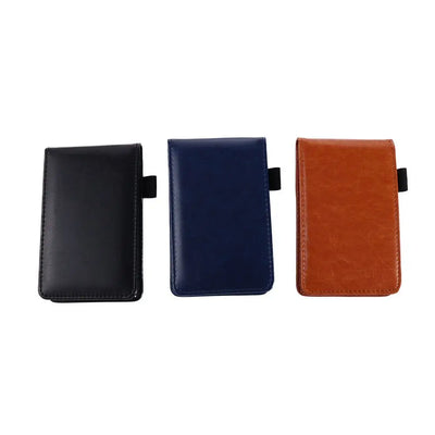 Multifunction Pocket Planner A7 Notebook Small Notepad Note Book Leather Cover Business Diary Memos Office School Stationery