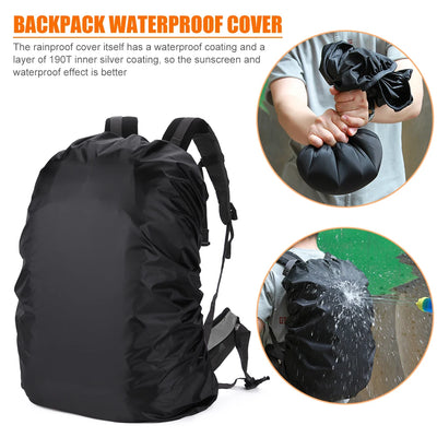 40L 840D Portable Waterpr Backpack Folding Mountaineering Bag Ultralight Outdoor Climbing Cycling Travel Knapsack Hiking Daypack