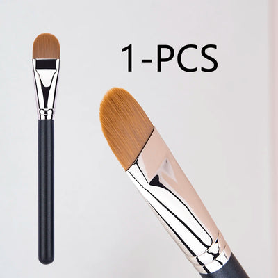 Ultra Thin Foundation Brush Lightweight and Thin Face Contour Brush Flat Contour Brush Blending Foundation Cream Makeup Brushes