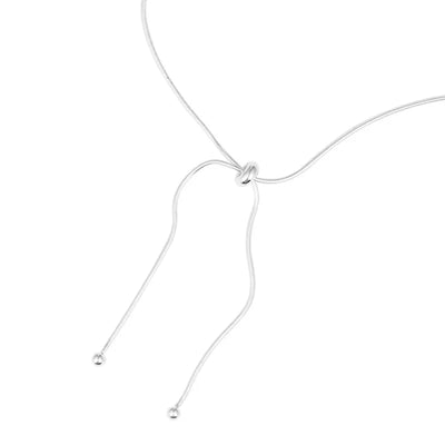 Snake Bone Chain Female Adjustable Pull-out Necklace Design Simple and Short Neck Chains