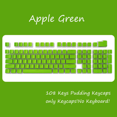 OEM Profile PBT Keycaps 108 Keys Pudding Keycap For Cherry MX Switch Mechanical Keyboard RGB Gamer backlit Key Caps Custom DIY