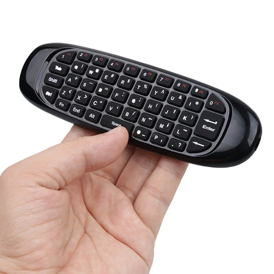 2.4G Wireless Keyboard RGB Backlit Mini Keyboard with Flying Mouse with Voice Control IR Learning for PC Projector TV BOX Laptop