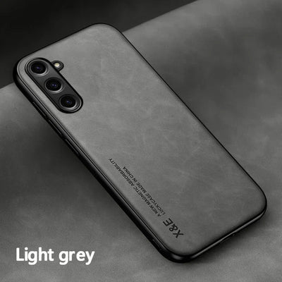 Case For Samsung S25 S24 S23 Ultra FE Luxury Protective Cover Magnetic Car Holder Phone Coque Fundas Capa