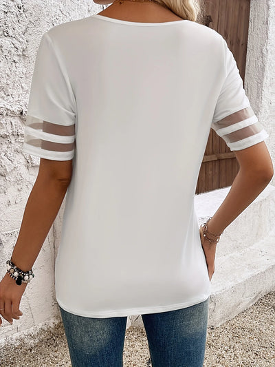 Temperament summer short-sleeved t-shirt women loose t-shirt women fashion printing top women