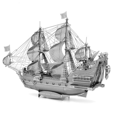 Black Pearl Pirate Ship 3D Metal Puzzle Model Kits DIY Laser Cut Puzzles Jigsaw Toy For Children