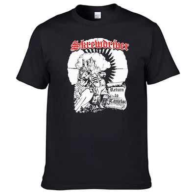 Band Skrew drivers T Shirt 100% Cotton Men Shirt N017