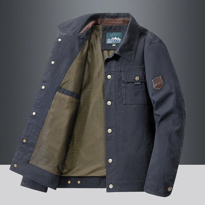 Cargo Jackets New Autumn Men Casual Windbreaker Fashion Bomber Jacket Coat Male Baseball Jackets Camping Outerwear Man Clothes