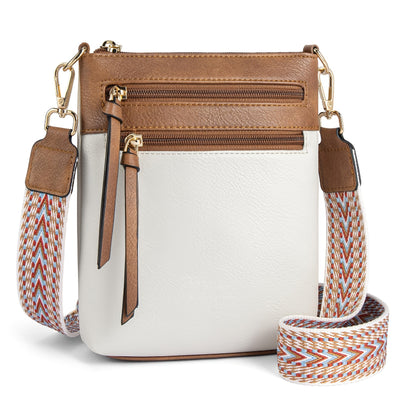 Stylish Geometric Shoulder Bag - Women Handbags & Wallets - Retro Simple Design, Multifunctional Crossbody Bag with Wide Strap for Mobile Phone, Perfect for Daily Use and Travel