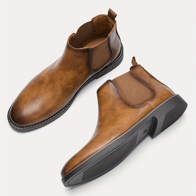 Soft In Sole Comfortable Chelsea - Men's Fashion Slip On Boots
