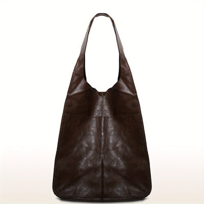 [High Capacity] Retro Handmade Large Beach Tote Bag | 1pc | Synthetic | High Capacity Zipper | Beach Accessory | Women | Retro Style | Sturdy Construction