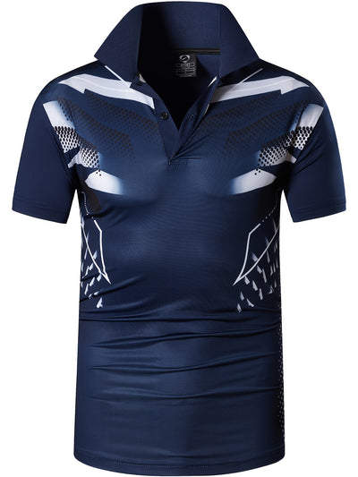 Jeansian Men's Quick Dry Sport Tee Shirt for Tennis, Golf, and Bowling - Comfortable and Stylish